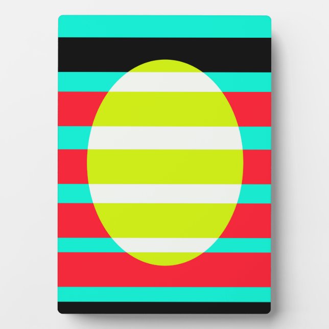 Placa Expositora Estrella futurista (Frente)