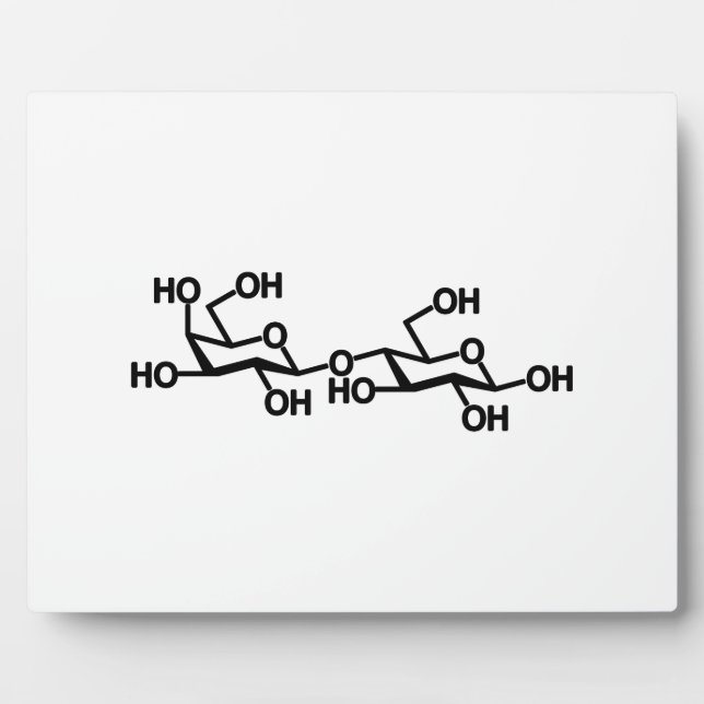 Placa Expositora Estructura de la leche de lactosa (Frente)