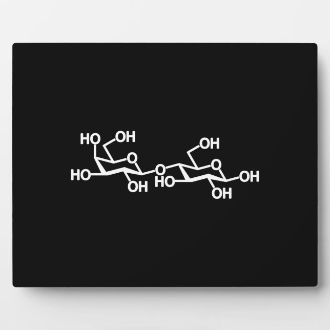 Placa Expositora Estructura de la leche de lactosa (Frente)