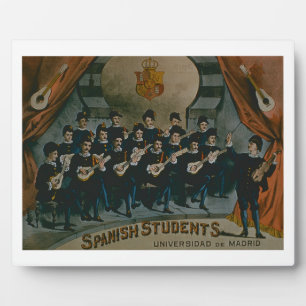 Placa Expositora "Estudiantes españoles, Universidad de Madrid" (co