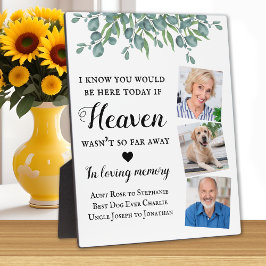 Placa Expositora Eucalyptus Love Memory 3 Boda de memoria fotográfi