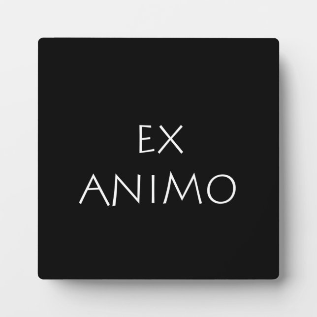 Placa Expositora Ex animo (Frente)