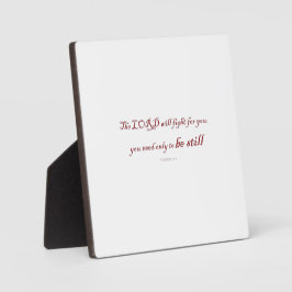 Placa Expositora Éxodo 14:14, el SEÑOR peleará por Ti,