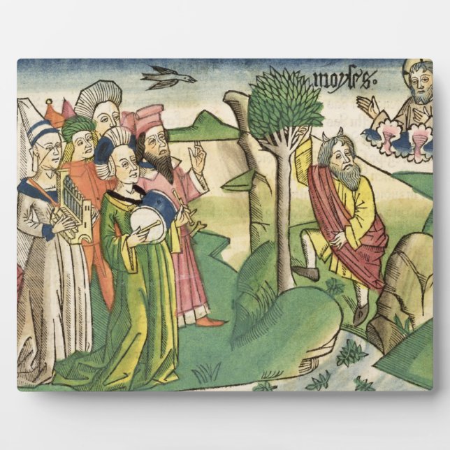 Placa Expositora Éxodo 15 1-19 La canción de Moisés, del 'Nuremb (Frente)