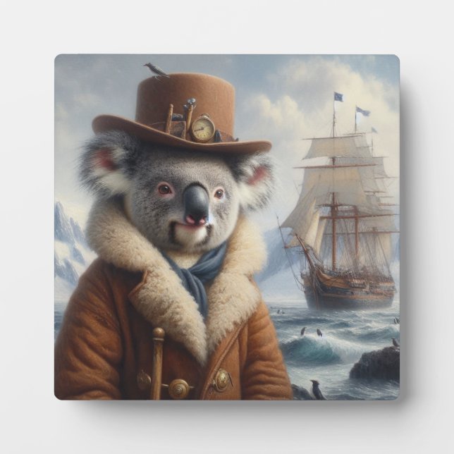 Placa Expositora Explorador del Ártico de Koala (Frente)