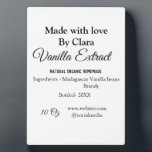 Placa Expositora Extracto de vainilla de ingredientes caseros añadi<br><div class="desc">Diseño</div>