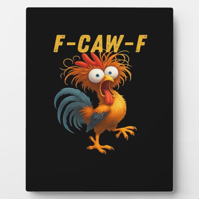 Placa Expositora F-Caw-F Chicken Essential Funny Design (Frente)