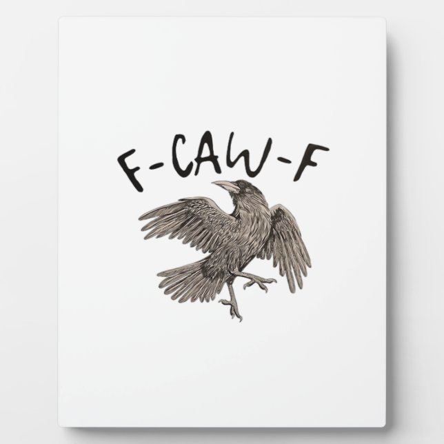 Placa Expositora F-Caw-F Clásico Estético Casual (Frente)