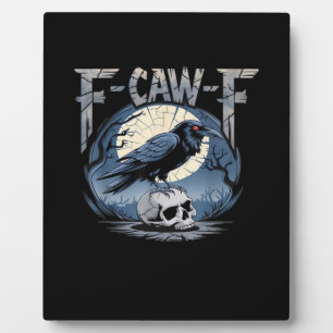 Placa Expositora F-Caw-F Cuervo Clásico Cuervo a la Luz de la Luna