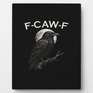 Placa Expositora F-Caw-F Cuervo Cuervo Divertido F-Caw-F Engranaje