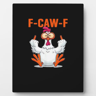 Placa Expositora F-Caw-F Gallina Divertida Clásica Minimalista Limp
