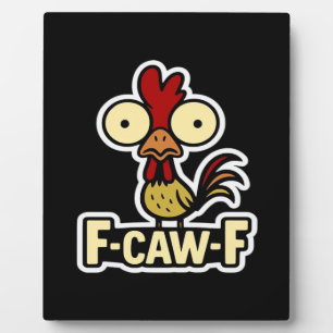Placa Expositora F-Caw-F Gráfico Clásico Vintage