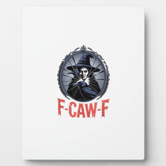 Placa Expositora F-Caw-F Gráfico Retro Clásico (Frente)