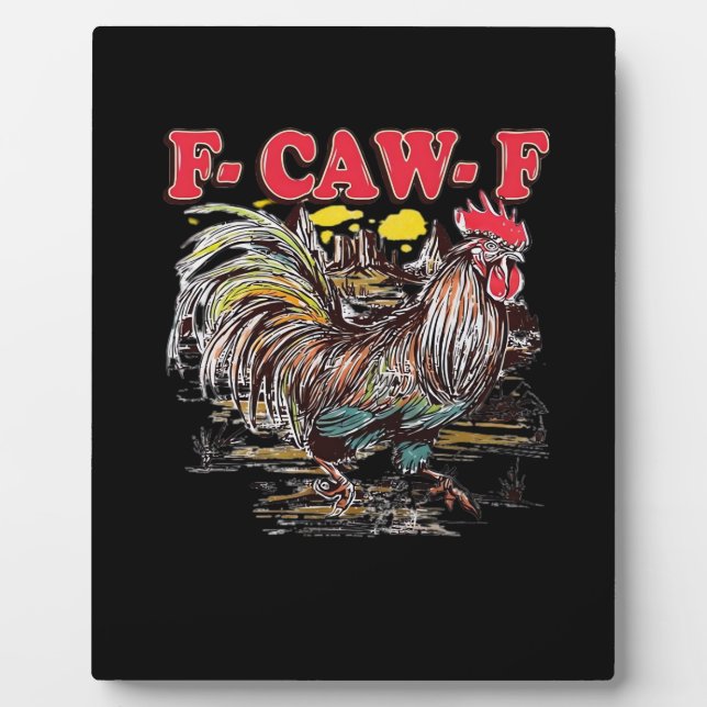 Placa Expositora F-Caw-F Hei Hei Moana Rooster Classic Funny Graphi (Frente)