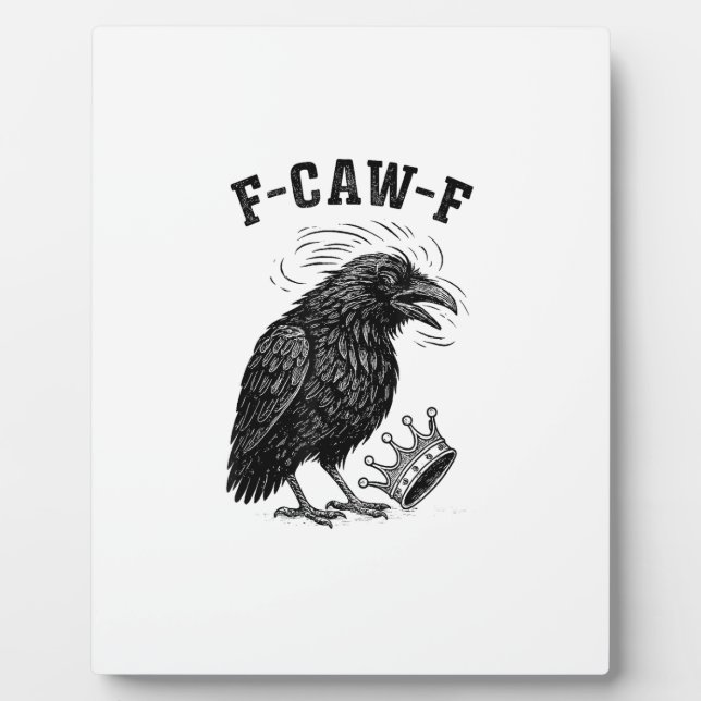 Placa Expositora F Caw F No Kings In America Estilo Creativo (Frente)