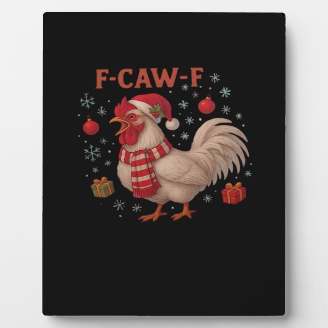 Placa Expositora F-Caw-F Pollo Clásico Casual de Moda (Frente)