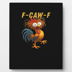 Placa Expositora F-Caw-F-Pollo Clásico Retro Esencial