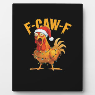 Placa Expositora F-Caw-F Pollo Navidad Esencial