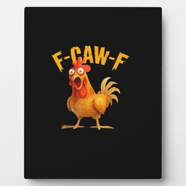Placa Expositora F-Caw-F Retro Clásico (Frente)