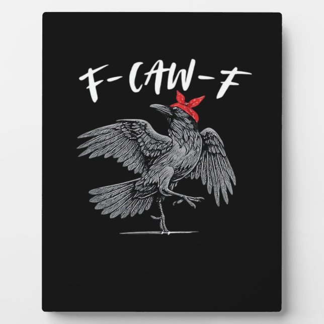 Placa Expositora F-Caw-F Retro Clásico (Frente)