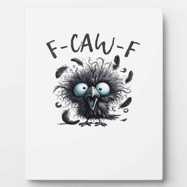 Placa Expositora F Caw F Retro Classic Style (Frente)