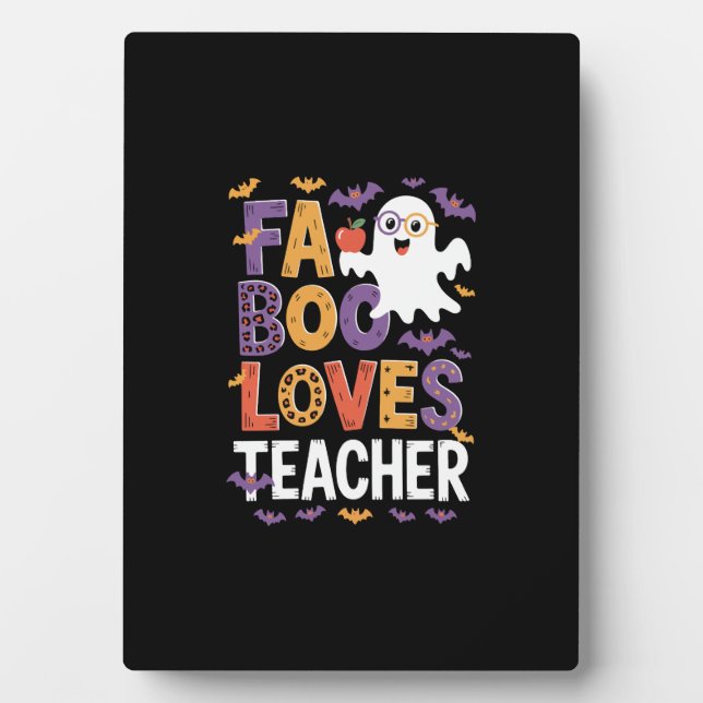 Placa Expositora Fab Boo Lous Retro Halloween (Frente)