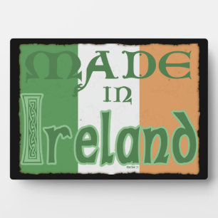 Placa Expositora Fabricado en Irlanda 2 Plaques