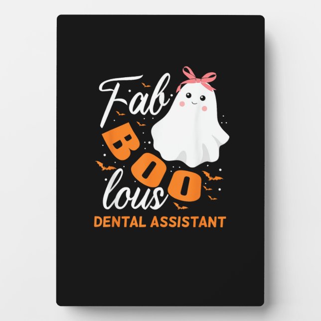 Placa Expositora Fabuloso Fabooloso Asistente Dental Fantasma Hallo (Frente)
