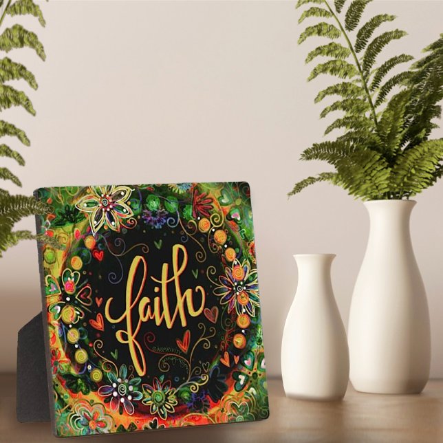 Placa Expositora Faith Whimsical Boho Bonito Inespirivitalidad Ease (Subido por el creador)