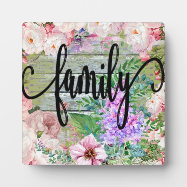 Placa Expositora Familia (Frente)