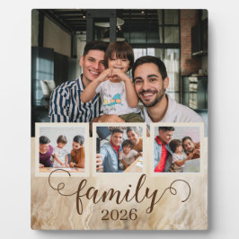 Placa Expositora Familia 4 Collage de fotos Dos Papas