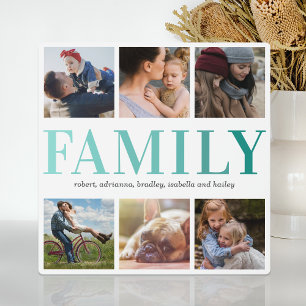 Placa Expositora Familia 6 Collage de fotos