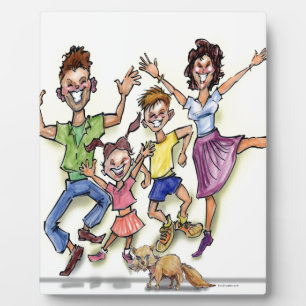 Placa Expositora Familia feliz