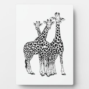 Placa Expositora Familia Giraffe