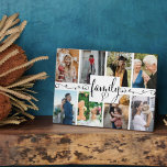 Placa Expositora Familia moderna 8 Photo Keepsake<br><div class="desc">Presentamos nuestra placa Modern Family 8 Photo Keepsake, una forma contemporánea y elegante de mostrar sus preciados recuerdos familiares. Esta placa diseñada por un personalizado te permite mostrar ocho de tus fotos familiares favoritas en un formato moderno y elegante. Perfecto para captar y preservar esos momentos especiales, esta placa de...</div>