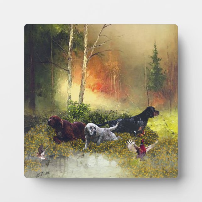 Placa Expositora Familia Setters (Frente)