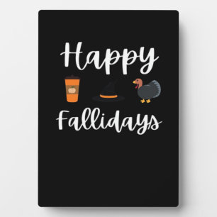 Placa Expositora Fanático de la temporada de otoño Feliz Día de Acc