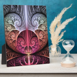 Placa Expositora Fantasía irreal abstracta arte fractal