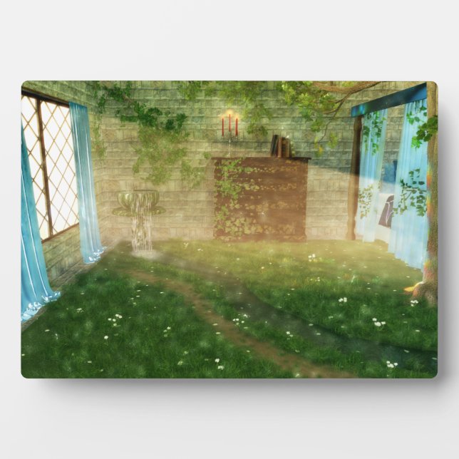 Placa Expositora Fantasías: En la llanura de tierras de hadas (Frente)