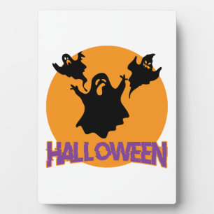 Placa Expositora fantasma de Halloween