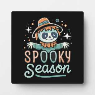 Placa Expositora fantasma divertido con sombreros, temporada espelu