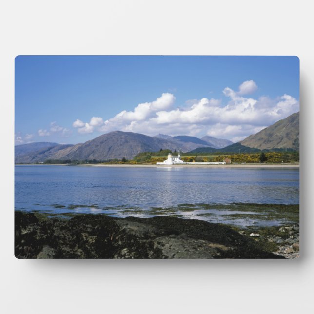 Placa Expositora Faro Corran Loch Linnhe Scotland (Frente)