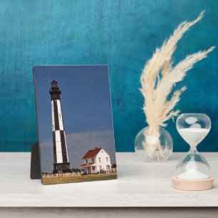Placa Expositora Faro de Cape Henry