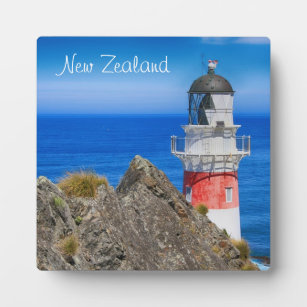 Placa Expositora Faro de Cape Palliser Nueva Zelanda