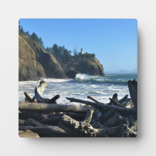 Placa Expositora Faro de decepción del Cabo, Washington