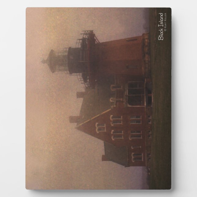 Placa Expositora Faro de la isla de Bloque (Frente)