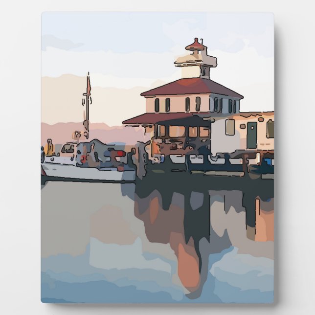 Placa Expositora Faro de Nueva Orleans (Frente)