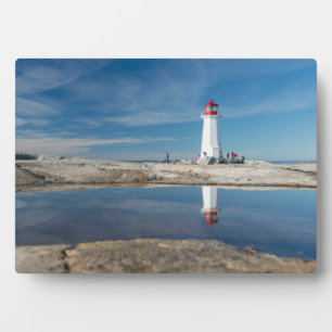Placa Expositora Faro De Peggy'S Cove   Canadá