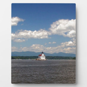 Placa Expositora Faro del río Hudson