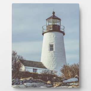 Placa Expositora Faro Maine Pemaquid Point
